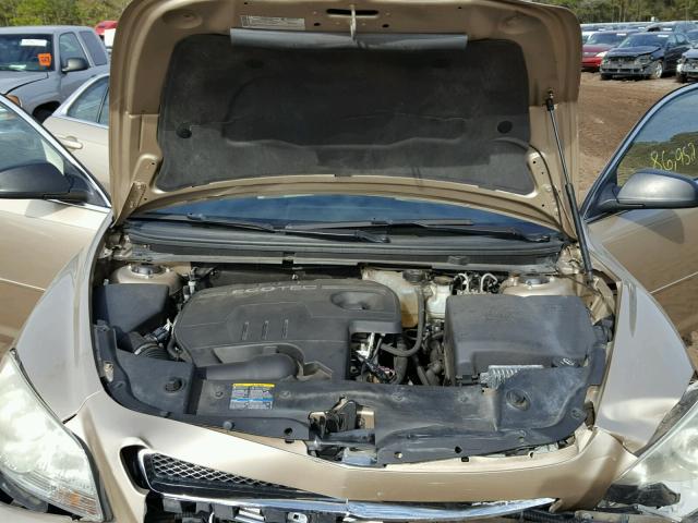 1G1ZG57B08F151798 - 2008 CHEVROLET MALIBU LS ოქროსფერი ფოტო 7