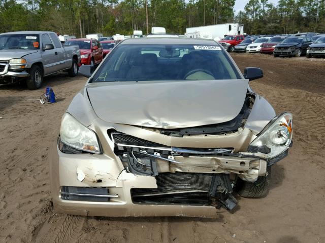 1G1ZG57B08F151798 - 2008 CHEVROLET MALIBU LS ოქროსფერი ფოტო 9