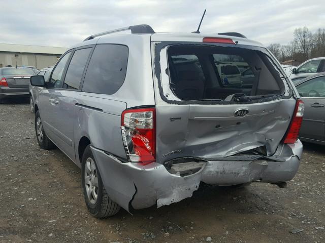 KNDMB233196303909 - 2009 KIA SEDONA EX SILVER photo 3