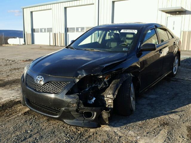 4T1BF3EK1BU720398 - 2011 TOYOTA CAMRY BASE BLACK photo 2