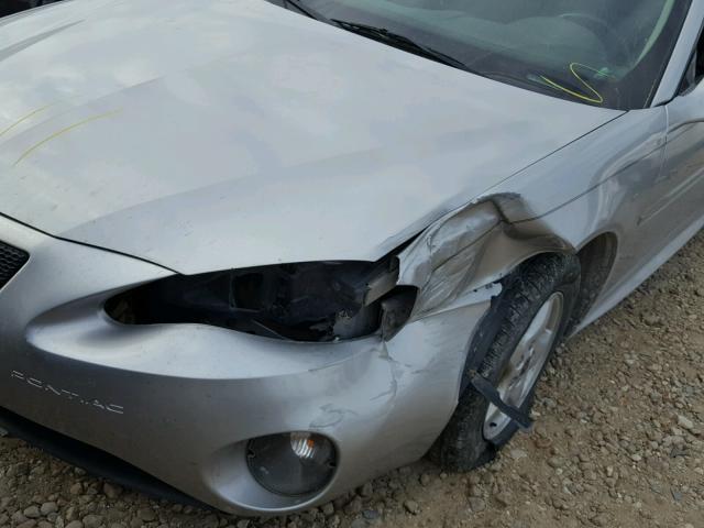 2G2WP552081116512 - 2008 PONTIAC GRAND PRIX SILVER photo 9