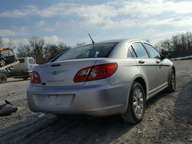 1C3LC46K17N676172 - 2007 CHRYSLER SEBRING SILVER photo 4