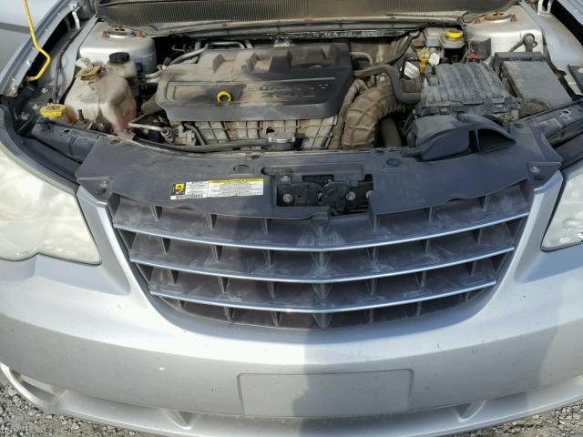 1C3LC46K17N676172 - 2007 CHRYSLER SEBRING SILVER photo 7