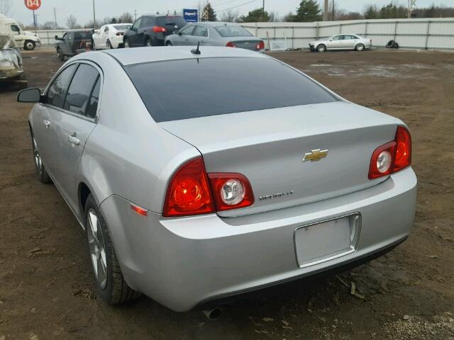 1G1ZC5EB6AF235421 - 2010 CHEVROLET MALIBU 1LT SILVER photo 3