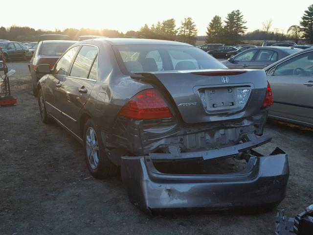 1HGCM56796A045090 - 2006 HONDA ACCORD EX CHARCOAL photo 3