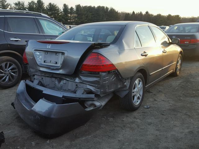 1HGCM56796A045090 - 2006 HONDA ACCORD EX CHARCOAL photo 4