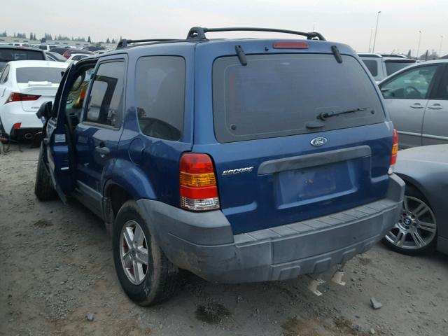 1FMYU02Z77KA65280 - 2007 FORD ESCAPE XLS BLUE photo 3