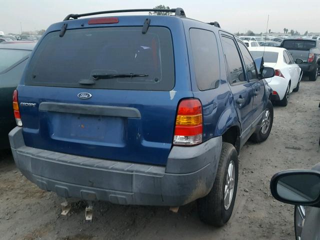 1FMYU02Z77KA65280 - 2007 FORD ESCAPE XLS BLUE photo 4