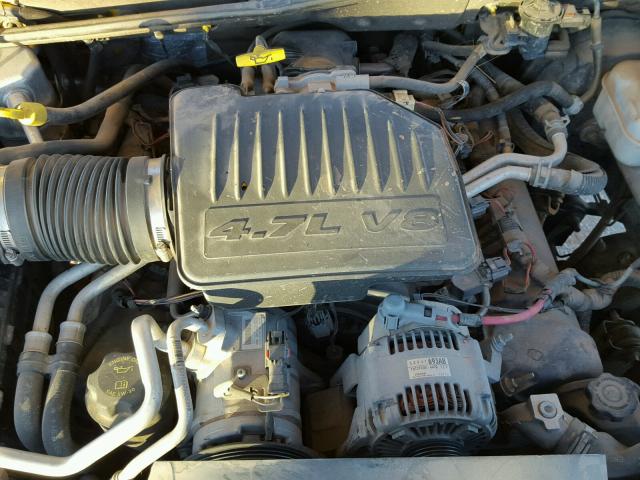 1D7HE48N96S620862 - 2006 DODGE DAKOTA QUA YELLOW photo 7