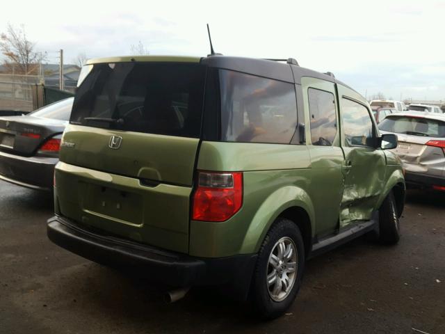 5J6YH28736L013013 - 2006 HONDA ELEMENT EX GREEN photo 4