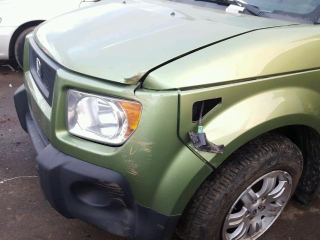 5J6YH28736L013013 - 2006 HONDA ELEMENT EX GREEN photo 9