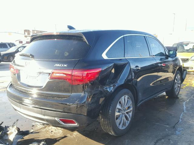 5FRYD3H44GB011884 - 2016 ACURA MDX TECHNO BLACK photo 4