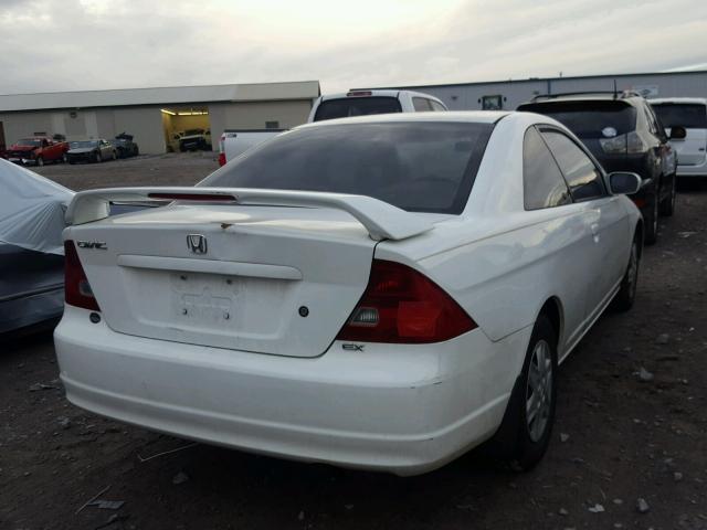 1HGEM22971L109008 - 2001 HONDA CIVIC SI WHITE photo 4