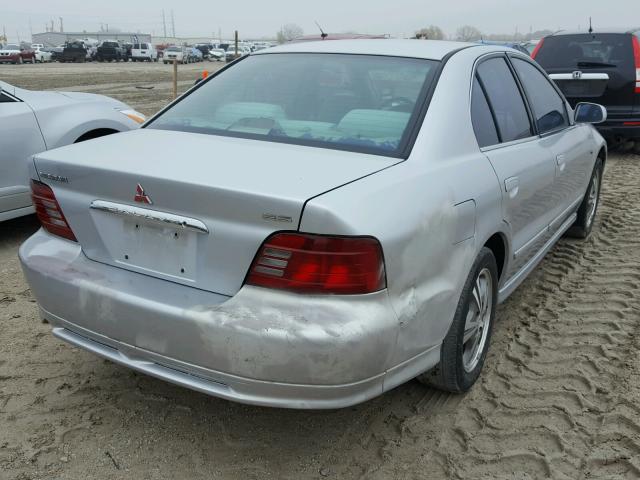 4A3AA46H81E115730 - 2001 MITSUBISHI GALANT ES SILVER photo 4