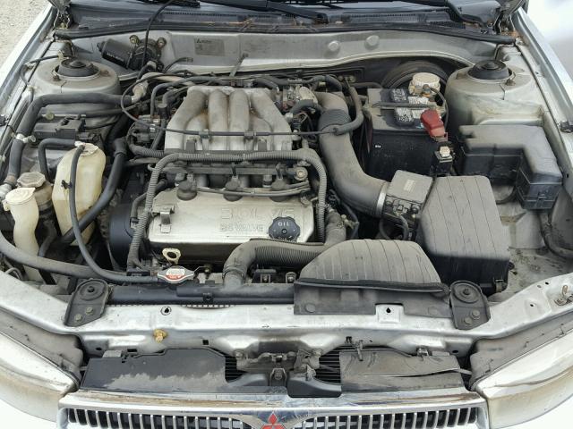 4A3AA46H81E115730 - 2001 MITSUBISHI GALANT ES SILVER photo 7