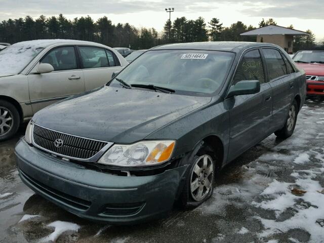 4T1BF28BXYU024010 - 2000 TOYOTA AVALON XL GREEN photo 2