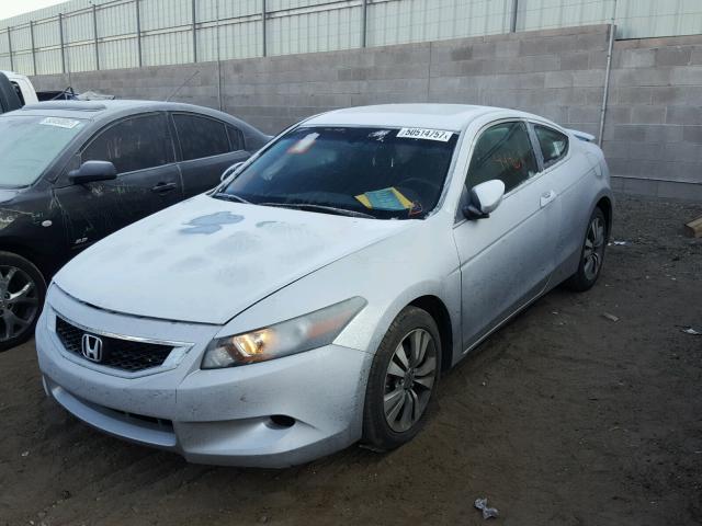 1HGCS1B70AA014419 - 2010 HONDA ACCORD EX SILVER photo 2