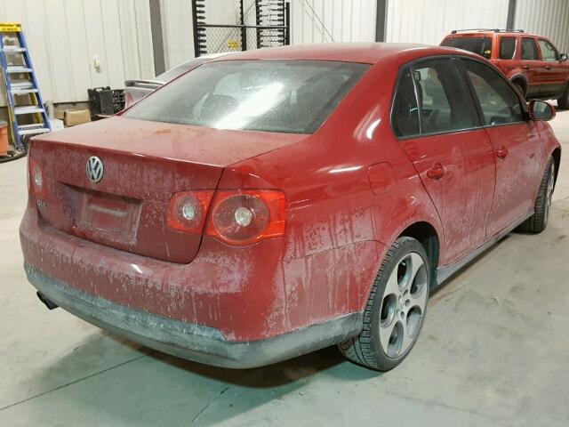 3VWXJ31K57M110320 - 2007 VOLKSWAGEN JETTA GLI RED photo 4