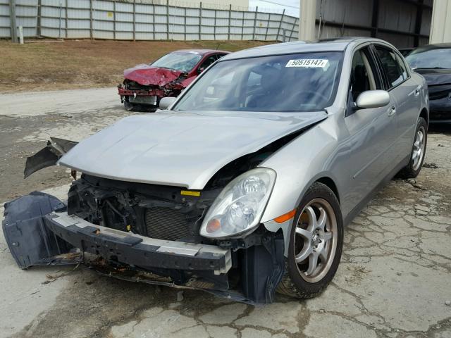 JNKCV51E24M101902 - 2004 INFINITI G35 GRAY photo 2