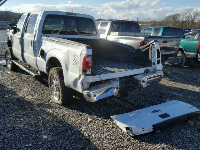 1FTSW21R49EB01476 - 2009 FORD F250 SUPER WHITE photo 3