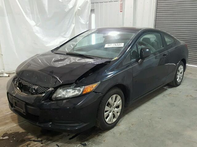 2HGFG3B50CH546783 - 2012 HONDA CIVIC LX BLUE photo 2