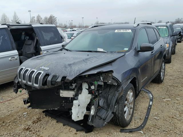 1C4PJLDB7EW293344 - 2014 JEEP CHEROKEE L GRAY photo 9