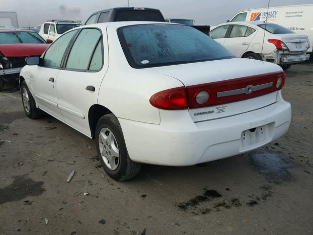 1G1JC52F737114804 - 2003 CHEVROLET CAVALIER WHITE photo 3