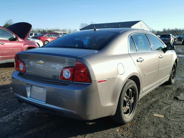 1G1ZC5EB3AF262155 - 2010 CHEVROLET MALIBU 1LT GRAY photo 4