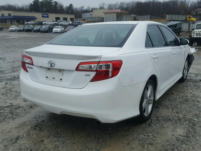 4T1BF1FKXEU463099 - 2014 TOYOTA CAMRY L WHITE photo 4