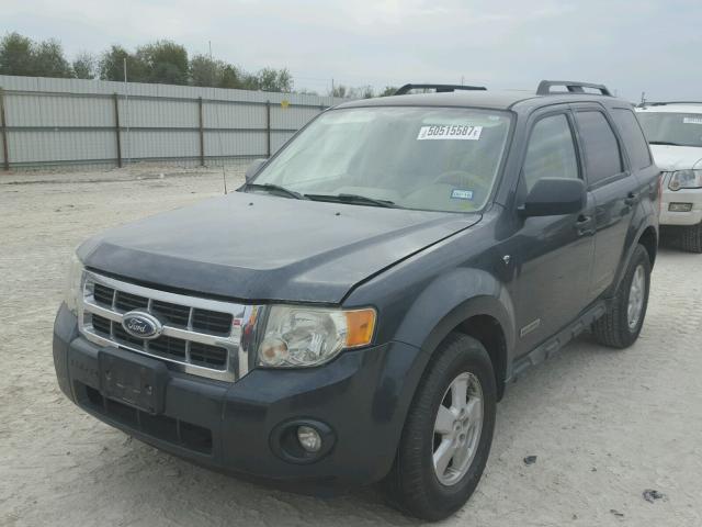 1FMCU03128KA78765 - 2008 FORD ESCAPE XLT CHARCOAL photo 2