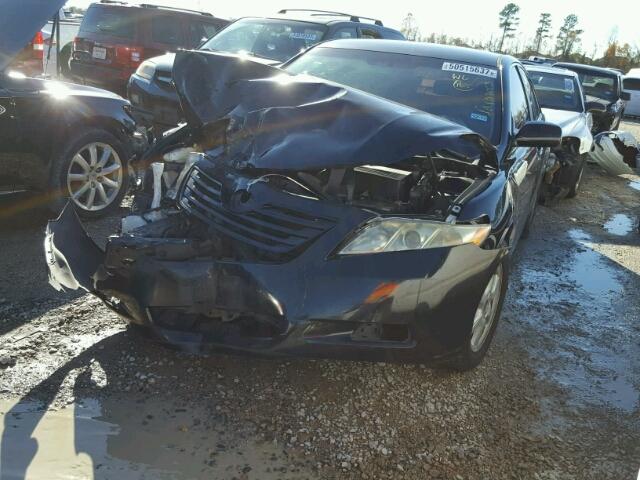 4T1BE46K59U391173 - 2009 TOYOTA CAMRY BASE BLACK photo 2