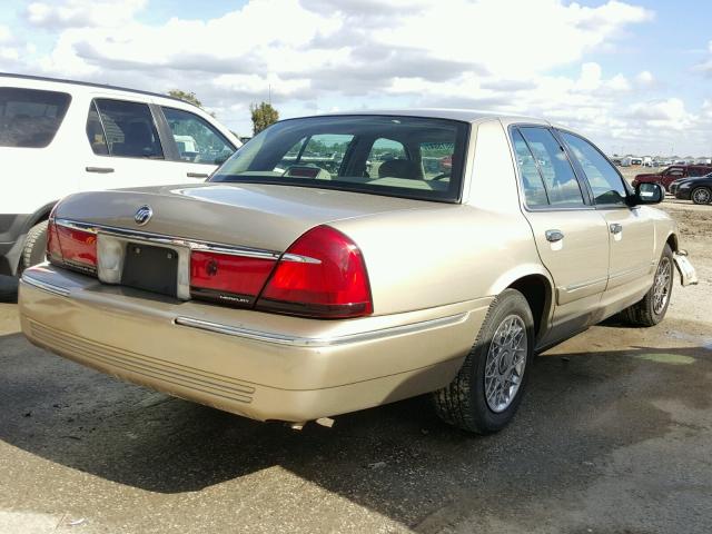 2MEFM74W3XX685062 - 1999 MERCURY GRAND MARQ GOLD photo 4