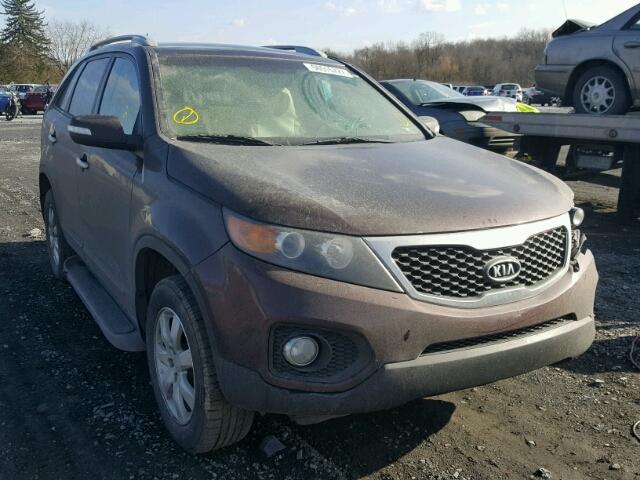 5XYKT3A14BG164079 - 2011 KIA SORENTO BA BURGUNDY photo 1