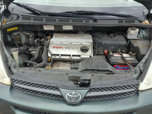 5TDZA23C94S172598 - 2004 TOYOTA SIENNA CE GREEN photo 7