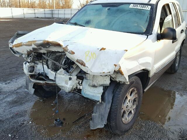 1J4GW48S63C512353 - 2003 JEEP GRAND CHER WHITE photo 9