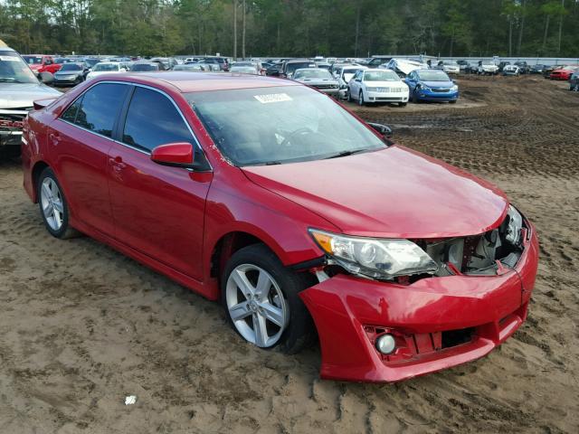 4T1BF1FK3EU808165 - 2014 TOYOTA CAMRY L RED photo 1