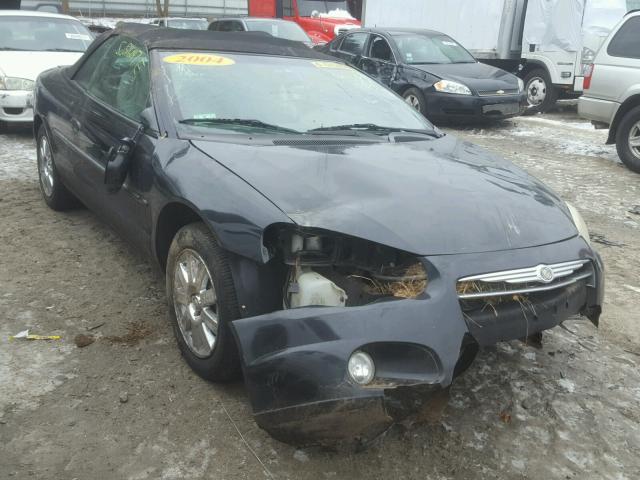 1C3EL65R14N154589 - 2004 CHRYSLER SEBRING LI BLACK photo 1