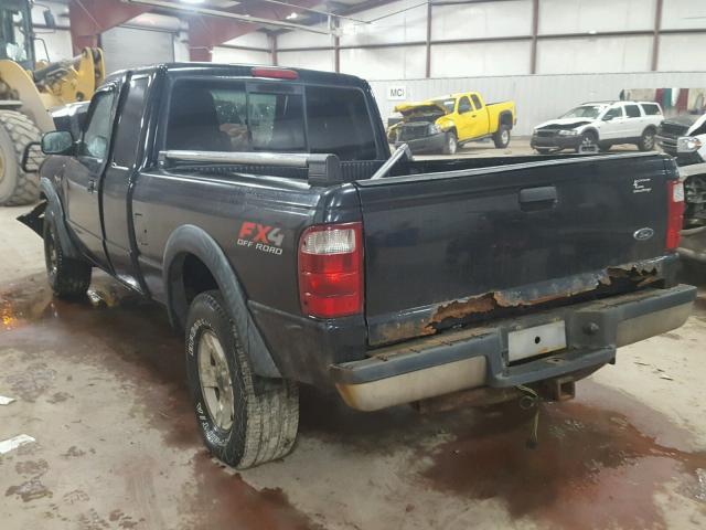 1FTZR45E64PA20193 - 2004 FORD RANGER SUP BLACK photo 3