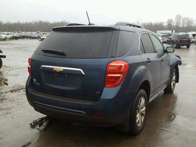 2GNALCEK5H6200762 - 2017 CHEVROLET EQUINOX LT BLUE photo 4