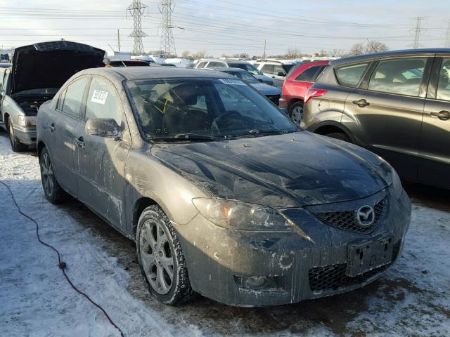 JM1BK32F081170693 - 2008 MAZDA 3 I GRAY photo 1