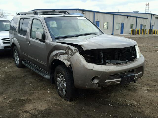 5N1AR18B28C644126 - 2008 NISSAN PATHFINDER TAN photo 1