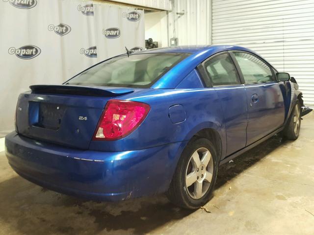 1G8AV15B36Z170325 - 2006 SATURN ION LEVEL BLUE photo 4