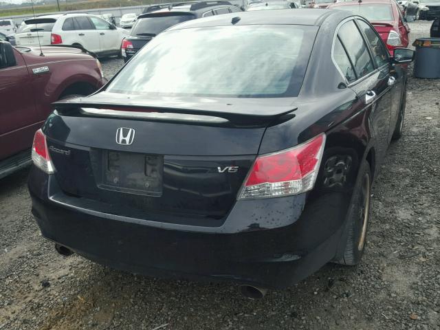 1HGCP3F86AA022993 - 2010 HONDA ACCORD EXL BLACK photo 4