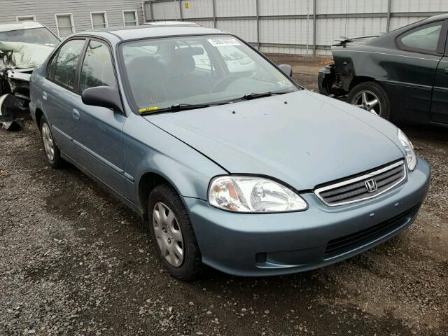 2HGEJ6614YH588242 - 2000 HONDA CIVIC BASE BLUE photo 1