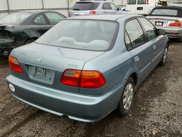 2HGEJ6614YH588242 - 2000 HONDA CIVIC BASE BLUE photo 4