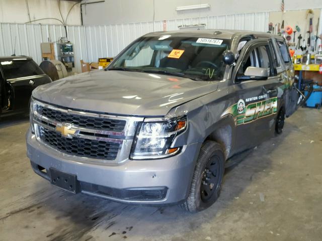 1GNLCDEC1HR235293 - 2017 CHEVROLET TAHOE POLI SILVER photo 2