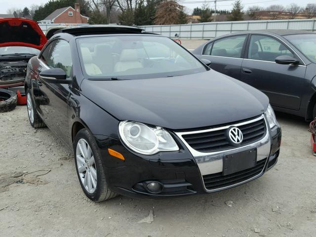 WVWBA7AH1AV024041 - 2010 VOLKSWAGEN EOS TURBO BLACK photo 1