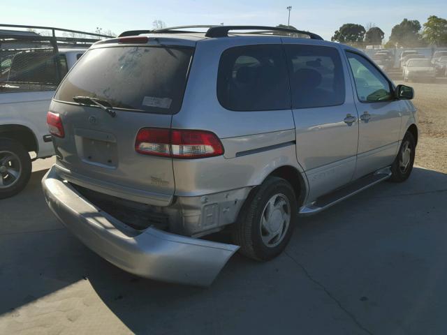 4T3ZF13C43U513334 - 2003 TOYOTA SIENNA LE SILVER photo 4