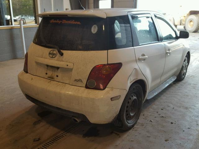 JTKKT624550089678 - 2005 TOYOTA SCION XA WHITE photo 4