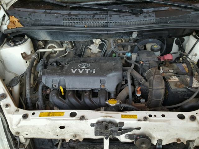 JTKKT624550089678 - 2005 TOYOTA SCION XA WHITE photo 7